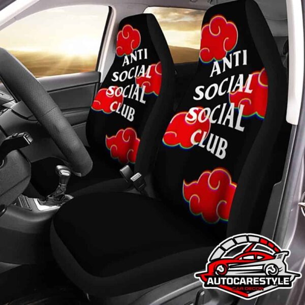 Akatsuki Anti Social Car Seat Covers Custom Car Accessories Car Seat Covers Custom Car Accessories Car Interior Decorations