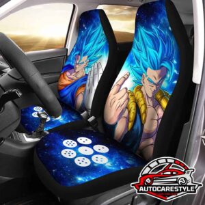 Gogeta And Vegito Car Seat Covers Custom Anime Dragon Ball Car Accessories Car Seat Covers Custom Car Accessories Car Interior Decorations