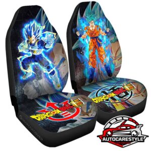 Goku And Vegeta Car Seat Covers Custom Dragon Ball Anime Car Accessories Car Seat Covers Custom Car Accessories Car Interior Decorations