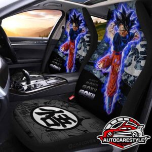 Goku Ultra Instinct Car Seat Covers Custom Anime Dragon Ball Car Interior Accessories Car Seat Covers Custom Car Accessories Car Interior Decorations