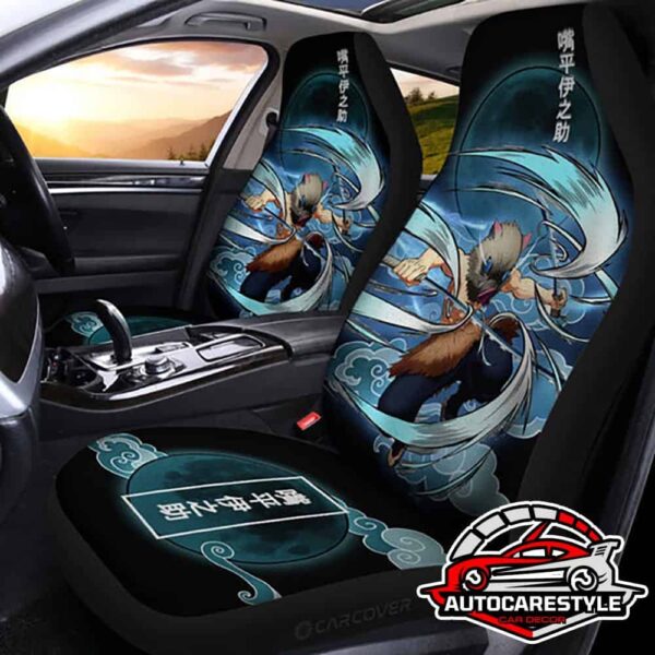 Inosuke Beast Breathing Car Seat Covers Custom Anime Demon Slayer Car Accessories Car Seat Covers Custom Car Accessories Car Interior Decorations