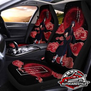 Itachi Akatsuki Car Seat Covers Custom Anime Car Accessories Car Seat Covers Custom Car Accessories Car Interior Decorations