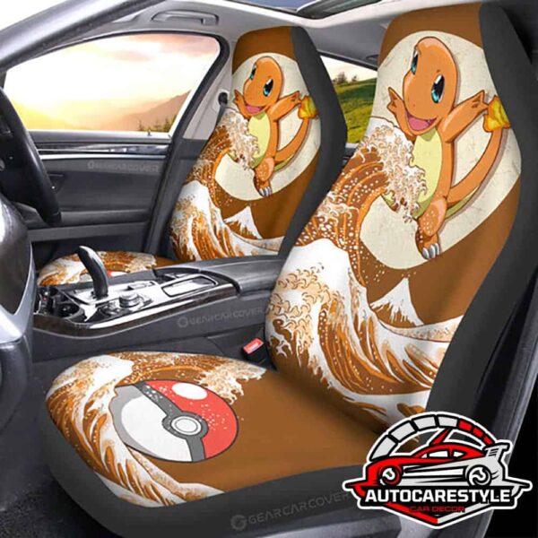 Charmander Pokemon Car Seat Covers Universal Car Seat Covers Padded Comfort