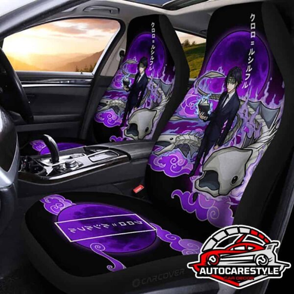 Chrollo Lucilfer Hunter x Hunter Anime Car Seat Covers Full Set Front And Back Waterproof Coating