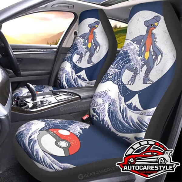 Custom Fit Garchomp Pokemon Car Seat Covers Full Set Car Seat Covers