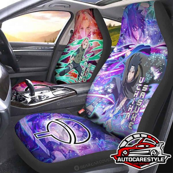 Custom Fit Sasuke And Sakura Naruto Car Seat Covers Heated Seat Covers