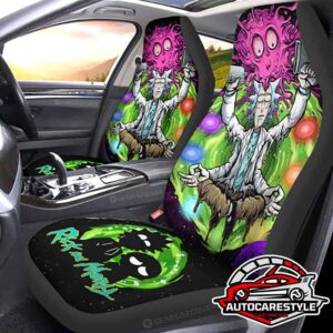 Heated Rick And Morty Funny Cartoon Seat Protectors Car Seat Covers