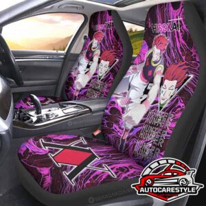 Hisoka Morow Hunter X Hunter Anime Heated Seat Covers Car Seat Covers Waterproof Coating