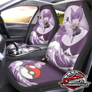 Noibat Pokemon Anime Custom Car Accessories Pokemon Car Seat Covers For Every Car