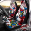 Hello Kitty Logo Pink Pattern Car Seat Covers Full Set Car Seat Covers  Fire-Resistant