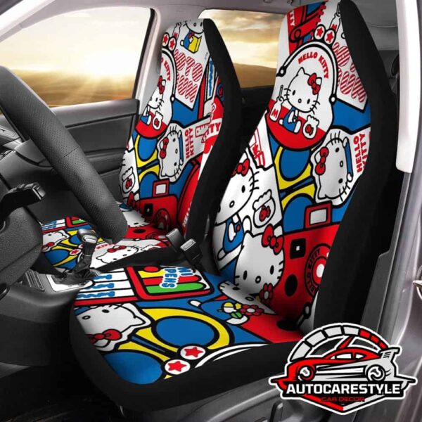 Pet-Friendly Hello Kitty Car Seat Covers Seat Cushions