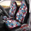 Quick Install Black And White Spider-Man Logo Car Seat Covers Full Set Car Seat Covers