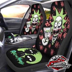 Rick And Morty Funny Joker Cosplay Ha-Ha-Ha Car Seat Covers Seat Cushions Stain-Resistant