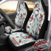 Quick Install Black And White Spider-Man Logo Car Seat Covers Full Set Car Seat Covers