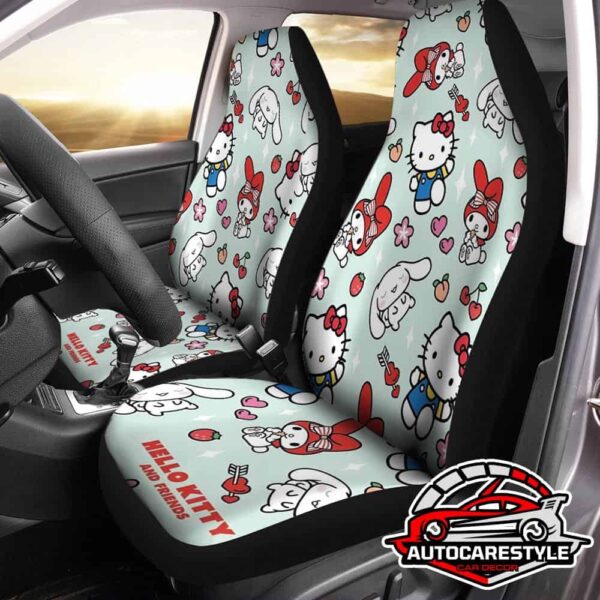 Scratch-Proof Hello Kitty And Friends Car Seat Covers Universal Car Seat Covers