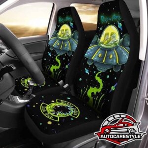 Scratch-Resistant Rick And Morty Funny Spaces Car Seat Covers Universal Car Seat Covers