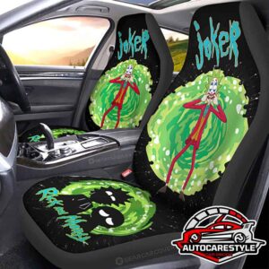 Sporty Look Rick And Morty Funny Cartoon Seat Cushions Car Seat Covers