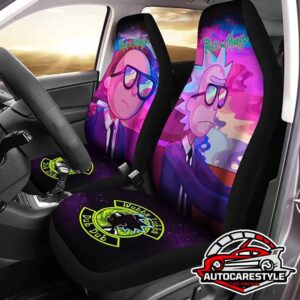 UV Resistant Rick And Morty Men In Black Front And Back Car Seat Covers Car Seat Covers VCLFW ehyj3z.jpg