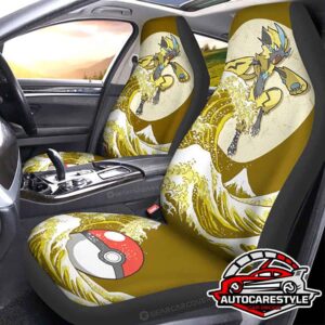 Waterproof Zeraora Pokemon Car Seat Covers Full Set Car Seat Covers