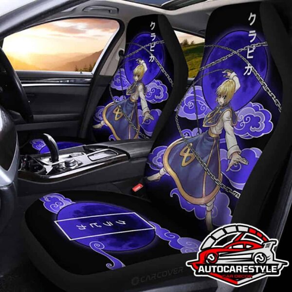 Wear-Resistant Kurapika Hunter x Hunter Anime Car Seat Covers Car Seat Protectors